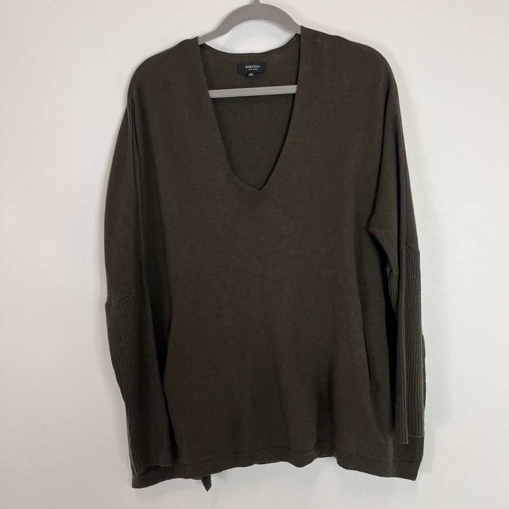Babaton Olive Green Wool Blend Baylor
Sweater Women's size S